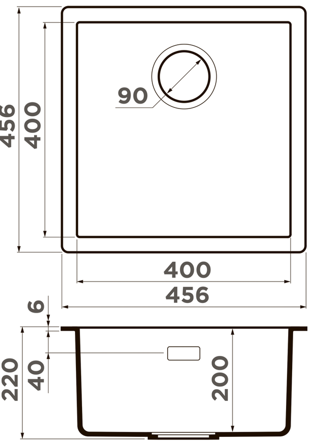 Схема с размерами