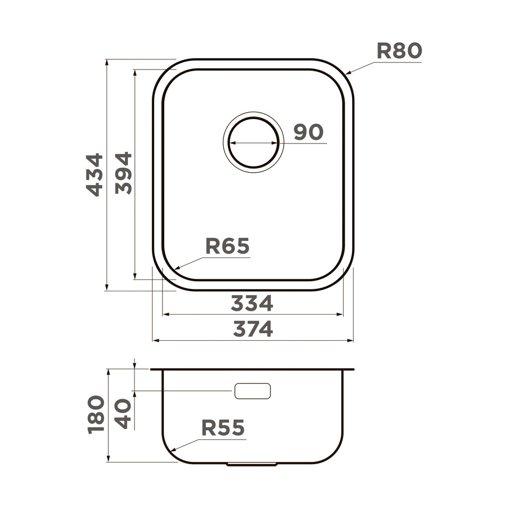 Схема с размерами