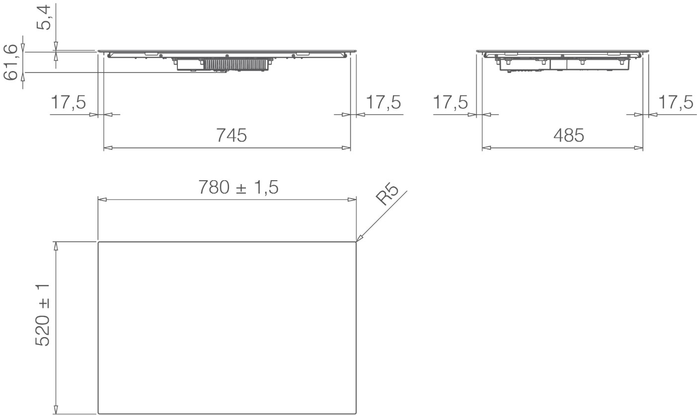 Схема с размерами