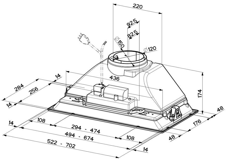 Схема с размерами