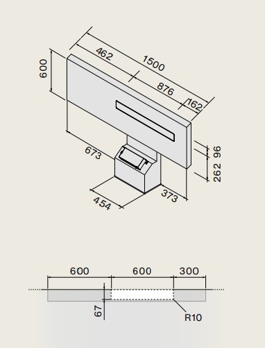 Схема с размерами