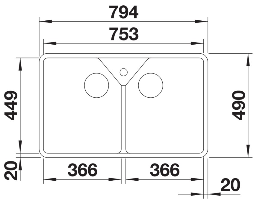 Схема встраивания с размерами Схема встраивания с размерами