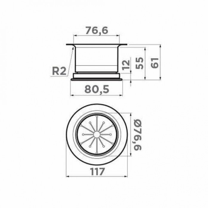 Схема с размерами