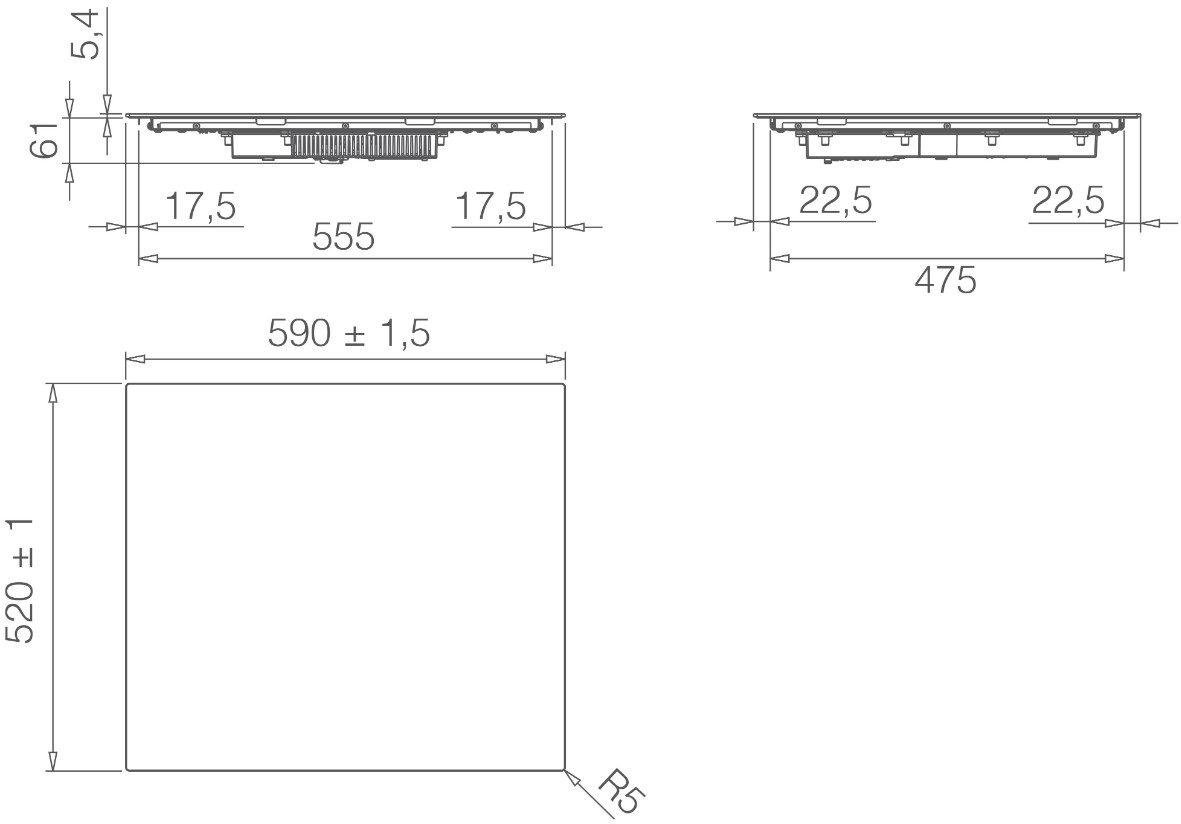 Схема с размерами