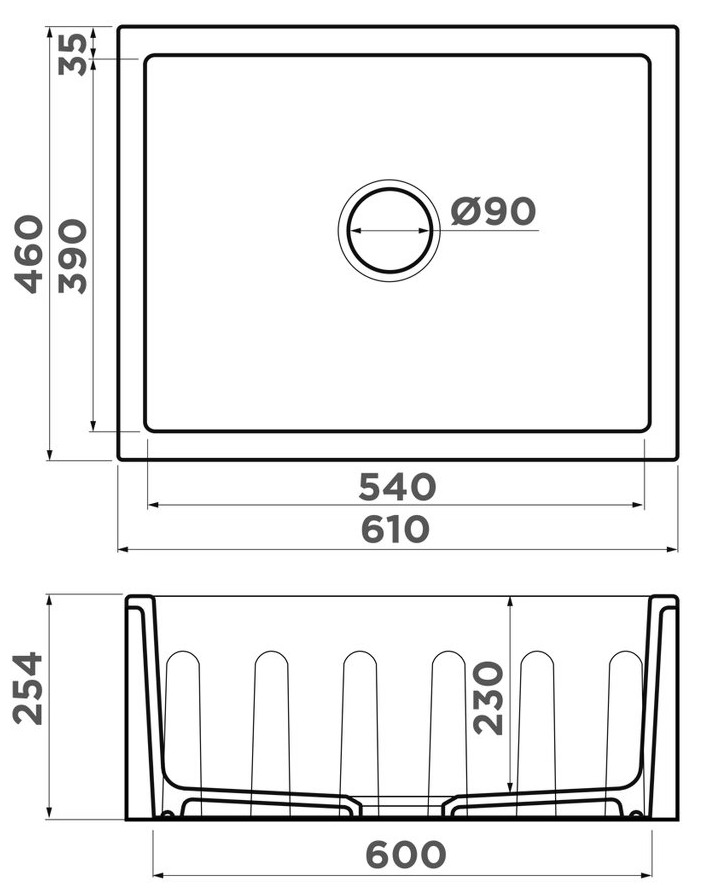Схема с размерами