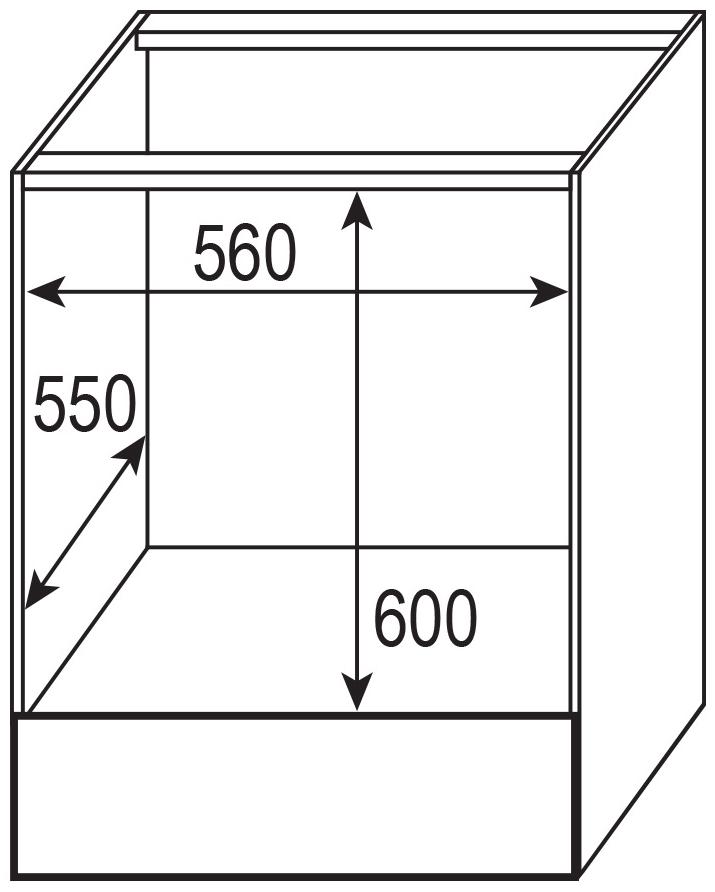 Схема встраивания с размерами