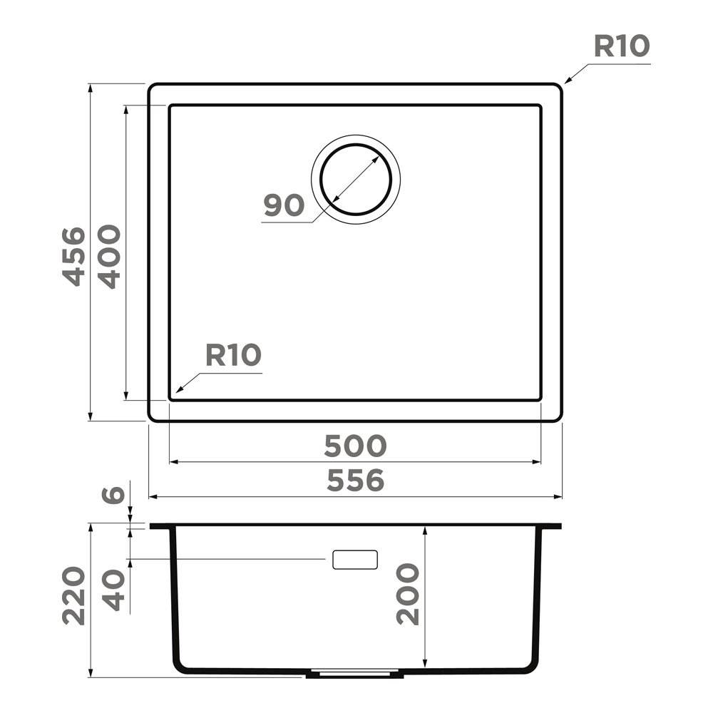 Схема с размерами