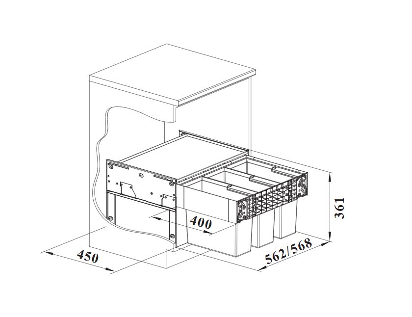 Схема с размерами