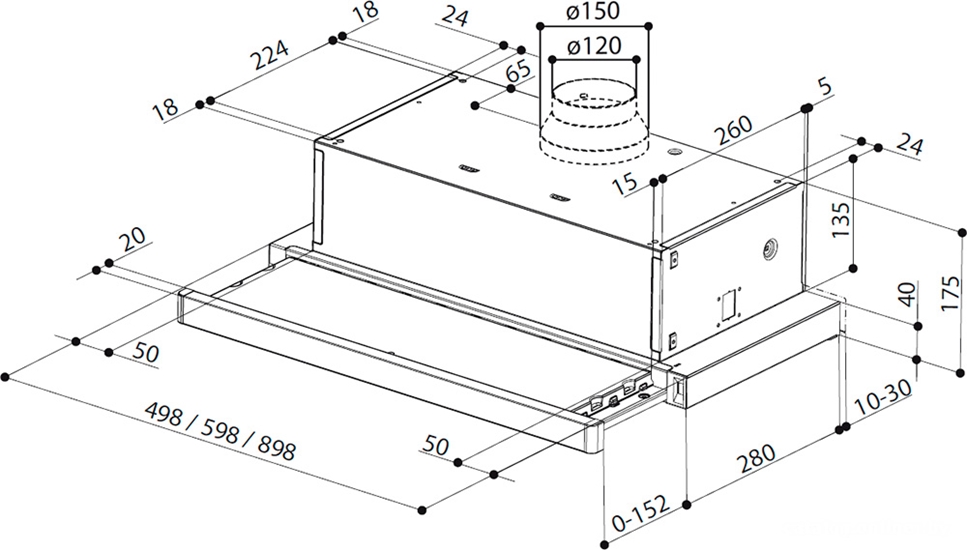 Как установить вытяжку Faber