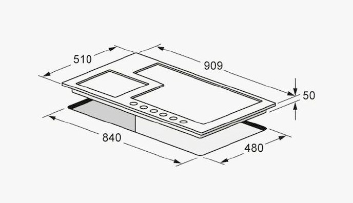 Размеры варочной панели 6 конфорок Размеры варочной панели 6 конфорок 90 см ширина