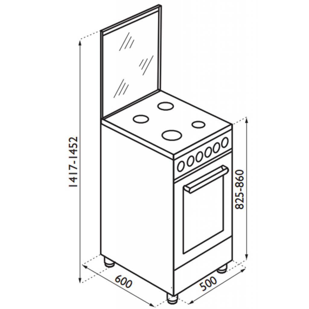 Размеры узкой плиты Размеры узкой плиты