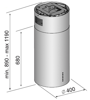 Размеры маленьких вытяжек Размеры маленьких вытяжек