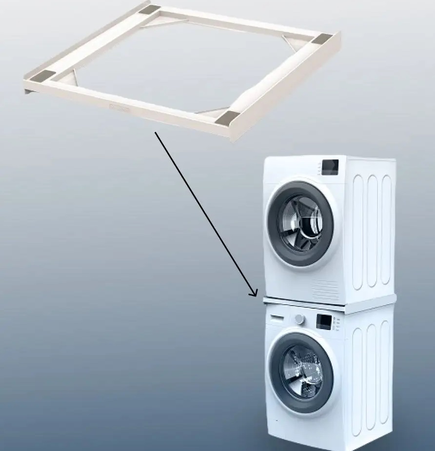 Как правильно установить сушильную машину на стиральную