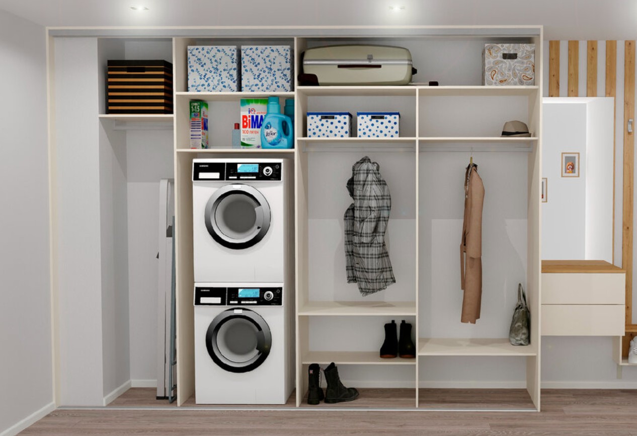 Стиральная машина в интерьере Стиральная машина в интерьере