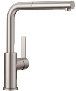 Смеситель Blanco LANORA-S полированная нержавеющая сталь фото