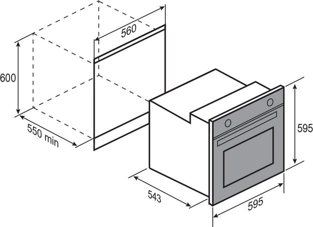 Электрический духовой шкаф Zigmund Shtain E 160 B (preview 6)