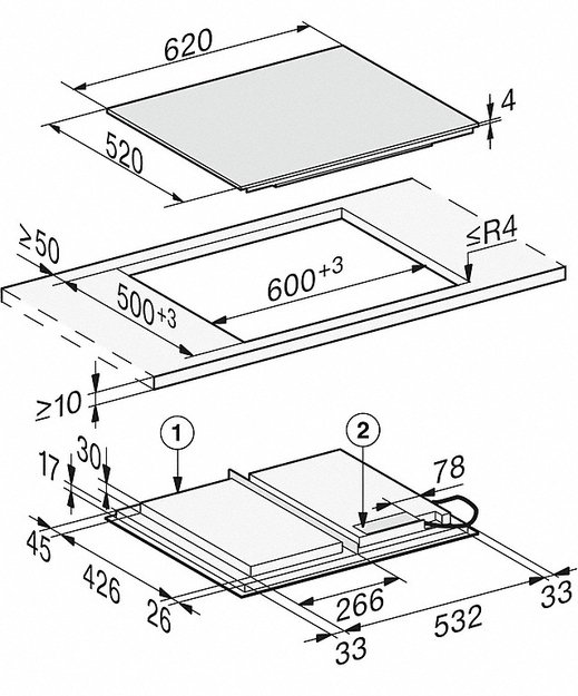 Индукционная варочная панель Miele KM7667 FL с витрины новая (preview 5)