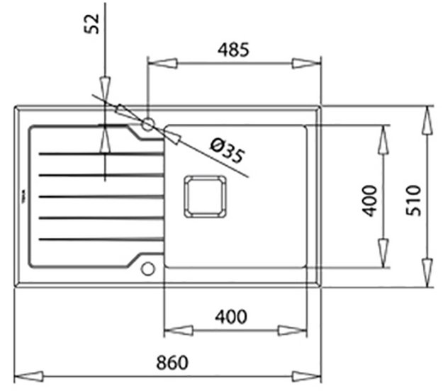 Мойка Teka Diamond RS15 1B 1D 86 STONE GREY (фото 6) Мойка Teka Diamond RS15 1B 1D 86 STONE GREY (preview 6)