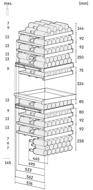 Винный шкаф Liebherr WPgbi 7483 Vinidor Selection (preview 10)