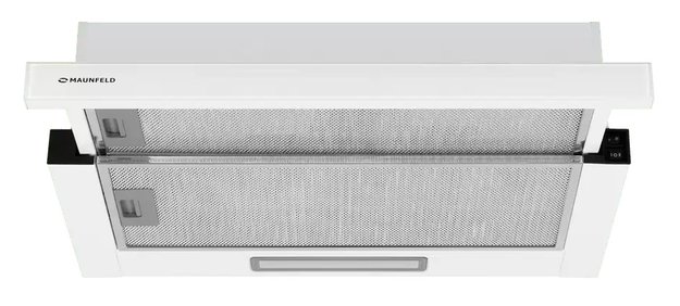 Встраиваемая вытяжка Maunfeld Clyde 60 белое стекло (preview 3)