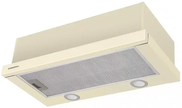 Встраиваемая кухонная вытяжка MAUNFELD VS Fast Glass 60 бежевый (preview 1)