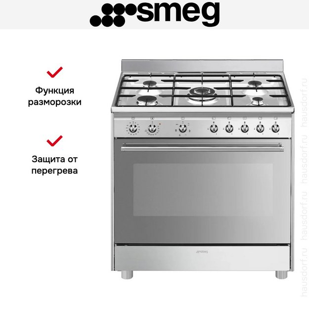 Варочный центр Smeg SX91GM (фото 3) Варочный центр Smeg SX91GM (preview 3)