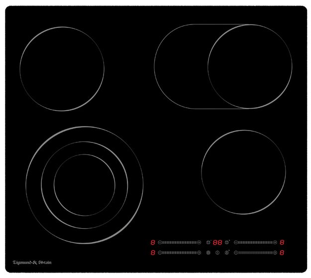 Стеклокерамическая варочная панель Zigmund Shtain CN 44.6 B (preview 1)