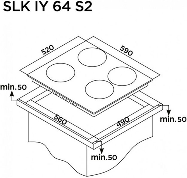 Индукционная варочная панель Schaub Lorenz SLK IY 64 S2 (фото 6) Индукционная варочная панель Schaub Lorenz SLK IY 64 S2 (preview 6)