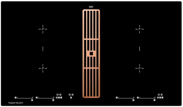 Варочная панель с вытяжкой Kuppersbusch KMI 9800.0 SR Copper (preview 1)