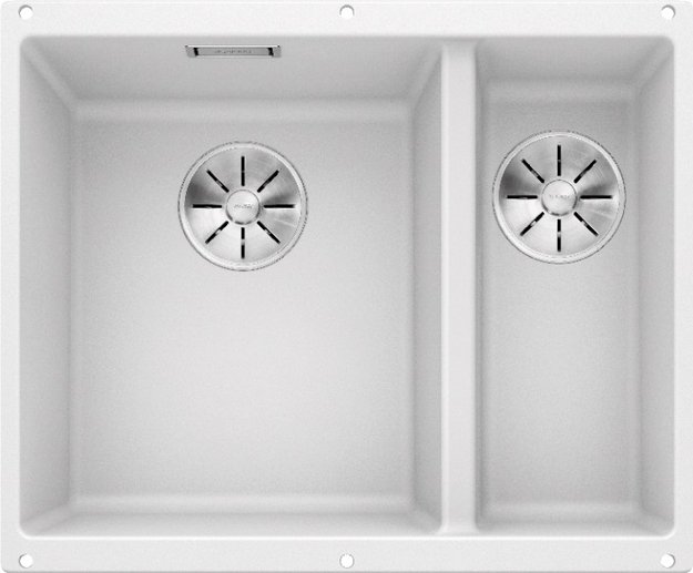 Мойка BLANCO SUBLINE 340/160-U Silgranit белый, чаша слева (preview 1)