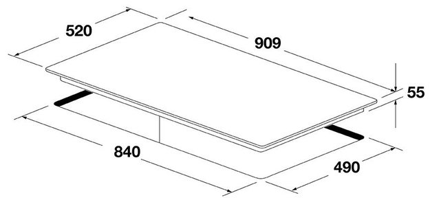 Варочная панель Fulgor Milano FUH 905 G DWK MBK (preview 7)