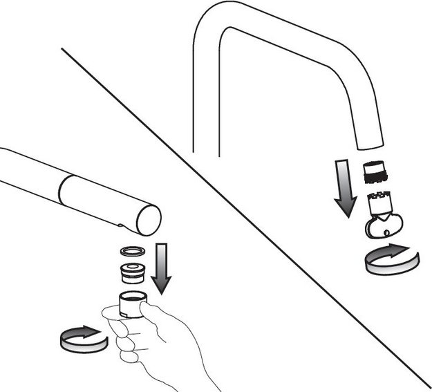Смеситель Franke Neptune Evo nozzle черный матовый (preview 5)