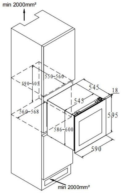 Встраиваемый винный шкаф Korting KFW 604 DB GN (preview 5)