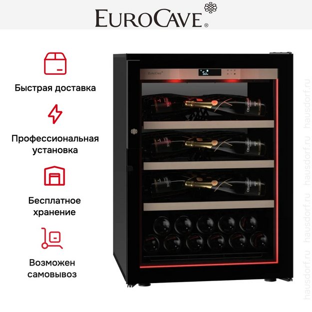 Шкаф для шампанского EuroCave V-CHAMP-S CHS-8001 (preview 4)