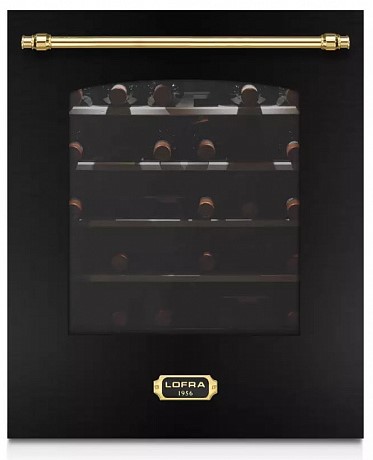 Встраиваемый винный шкаф Lofra ZBRNM36T BRASS две зоны (preview 1)