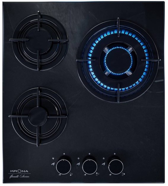 Газовая варочная поверхность KRONA CORTESIA 45 BL (preview 1)