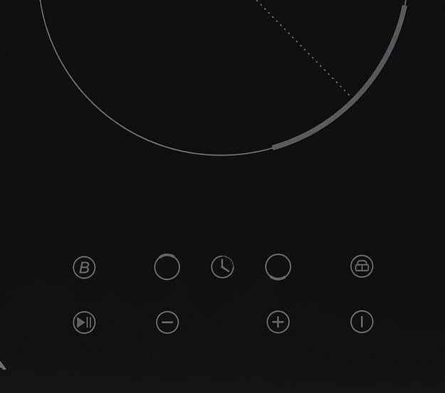  Индукционная варочная панель KRONA PIASTRA 30 BL (preview 8)