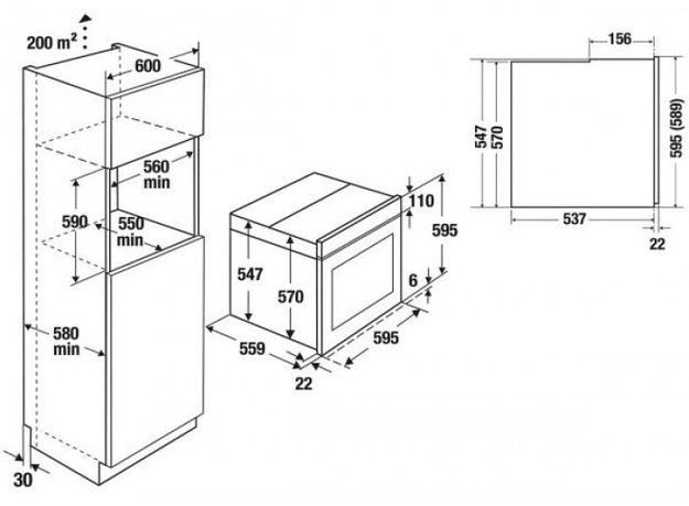 Духовой шкаф Kuppersbusch B 6550.0 S9 Shade of Grey (preview 4)