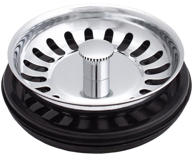 Металлическое ситечко для вставки в горловину Bone Crusher LB9143-CP хром (preview 1)