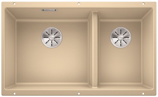 Мойка Blanco SUBLINE 430/270-U с отводной арматурой InFino® шампань (preview 1)