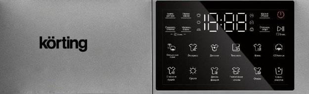 Стирально-сушильная машина Korting KWD 60DV107 Gr (фото 2) Стирально-сушильная машина Korting KWD 60DV107 Gr (preview 2)