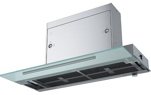 Встраиваемая вытяжка Franke FMPOS 908 BI X нержавеющая сталь/стекло (preview 2)