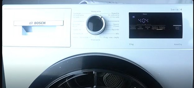 Сушильная машина Bosch WQG1420AME (video 2)