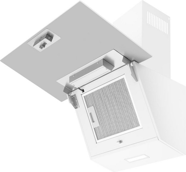 Купольная вытяжка Weissgauff Yota 600 Touch White Glass (preview 3)