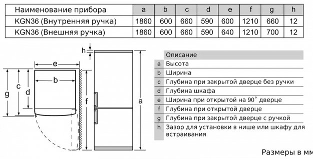 Холодильник с нижней морозильной камерой BOSCH KGN36NL21R (preview 7)