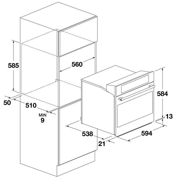 Духовой шкаф Fulgor Milano FCO 6215 TEM BK (preview 7)
