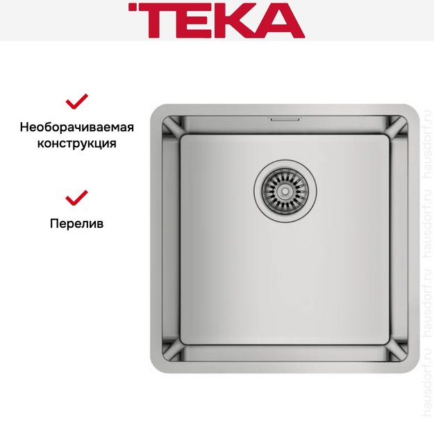 Мойка Teka BE LINEA RS15 40.40 POLISHED (preview 3)