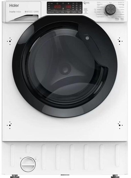 Встраиваемая стиральная машина с сушкой Haier HWDQ90B416FWB-RU (preview 1)
