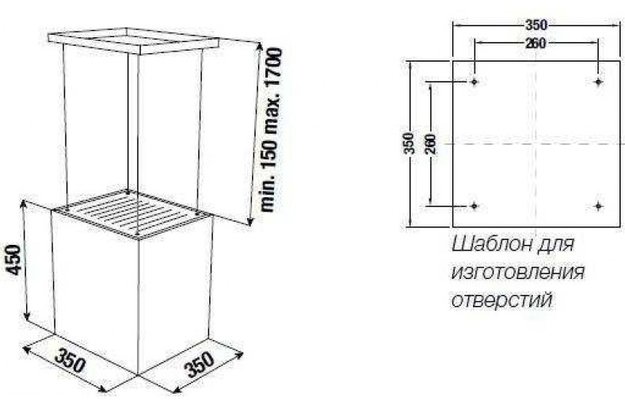 Островная вытяжка Kuppersbusch DI 3800.0 S2 Black Chrome (preview 4)