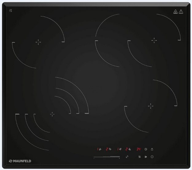 Варочная панель Maunfeld CVCE594SSMDBK LUX (фото 1) Варочная панель Maunfeld CVCE594SSMDBK LUX (preview 1)